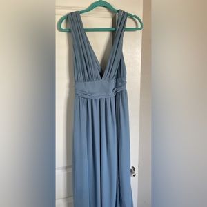 Dusty Blue Bridesmaid dress